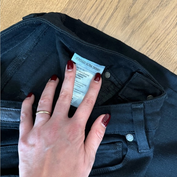 Paige Verdugo Ultra Skinny - Size 27 - Black Overdye - Picture 6 of 8